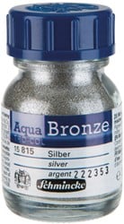 Schmincke aqua bronspoeder met bindmiddel - silver  - flacon 20 ml.