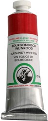 oudt hollandse olieverf bourgondisch wijnrood - tube 40 ml