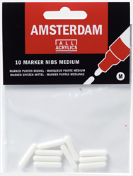 Amsterdam set 10 marker nibs - medium