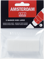 Amsterdam set 5 marker nibs - large