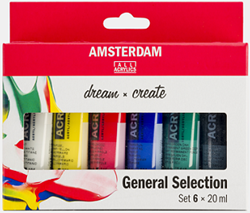 Amsterdam acrylverf sets - 20 ml.