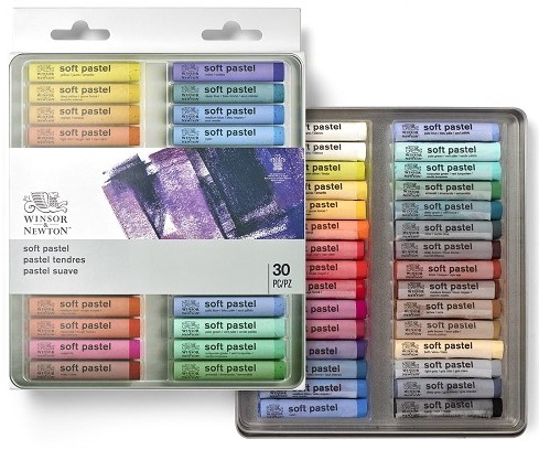 Winsor & Newton artist soft pastels set 30 stuks