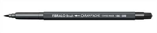 Caran d'ache Fibralo brushpen zwart