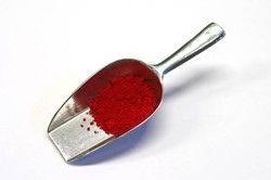 Verfmolen de kat pigment - karmijn rood - 25 gram