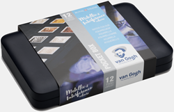 Van Gogh aquarel pocketbox metallics en interference kleuren