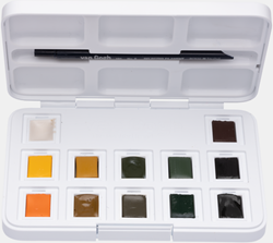 Van Gogh aquarel pocketbox natuurtinten