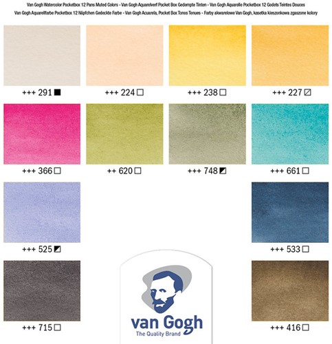 Van Gogh aquarel pocketbox gedempte tinten-2