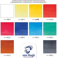 Van Gogh aquarelverf basis set 10 x 10 ml-2