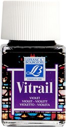 Lefranc vitrail glasverf violet - flacon 50 ml.