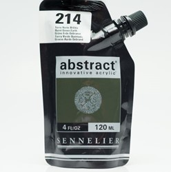 Sennelier abstract acryl groene aarde gebrand - 120 ml.