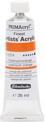 schmincke primacryl cadmium oranje - tube 35 ml.