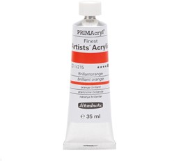 schmincke primacryl briljant oranje - tube 35 ml.