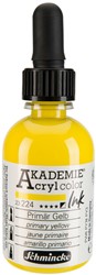 Schmincke Akademie acryl inkt chromaatgeel - flacon 50 ml.