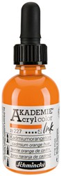 Schmincke Akademie acryl inkt oranje - flacon 50 ml.