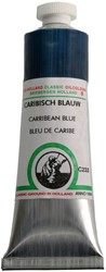 oudt hollandse olieverf caribisch blauw - tube 40 ml
