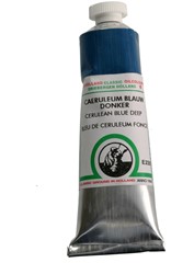oudt hollandse olieverf ceruleumblauw donker - tube 40 ml
