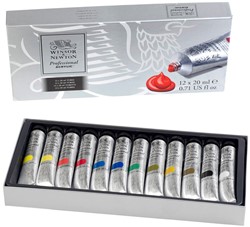 Winsor & Newton artists' acrylic colors - starter set 12 x 20 ml.