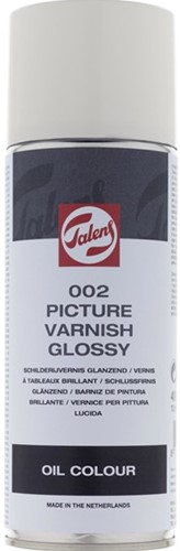 Talens schilderijvernis glans - spuitbus 400 ml.