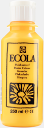 Talens ecola schoolplakkaatverf donkergeel - flacon 250 ml