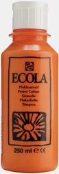 Talens ecola schoolplakkaatverf oranje - flacon 250 ml
