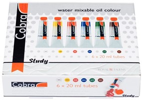Cobra study olieverf watervermengbaar - sets