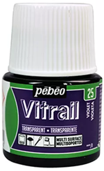 Pebeo vitrail glasverf violet - flacon 45 ml.