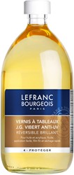 Lefranc vibert schilderijvernis glanzend - flacon 1000 ml