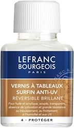 Lefranc extra fijne schilderijvernis glanzend - flacon 75 ml