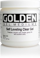 Golden self leveling clear gel