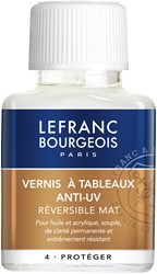 Lefranc schilderijvernis mat anti UV - flacon 75 ml