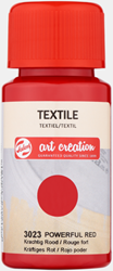 Art Creation textielverf rood - flacon 50 ml.