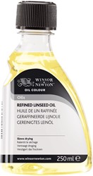 W&N geraffineerde lijnolie - flacon 250 ml.