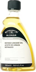 W&N geraffineerde lijnolie - flacon 500 ml.