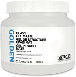 Golden heavy acrylic gel mat flacon 946 ml.