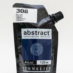 Sennelier abstract acryl indigoblauw - 120 ml.