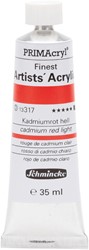 schmincke primacryl cadmiumrood licht - tube 35 ml.