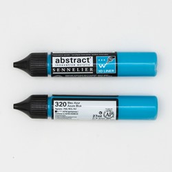Sennelier abstract 3D liner azuurblauw