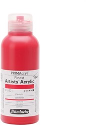 Schmincke primacryl fluid karmijn - flacon 250 ml.