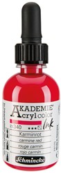 Schmincke Akademie acryl inkt alizarin crimson - flacon 50 ml.