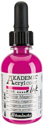 Schmincke Akademie acryl inkt brilliant violet - flacon 50 ml.