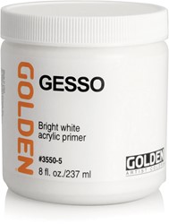 Golden gesso primer wit - 237 ml.