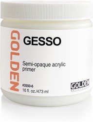 Golden gesso primer wit - 473 ml.