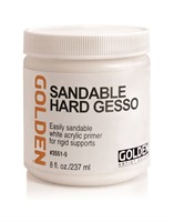 Golden sandable hard gesso - 237 ml. 