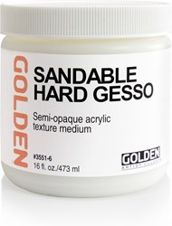 Golden sandable hard gesso - 473 ml. 