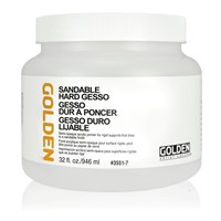 Golden sandable hard gesso - 946 ml. 
