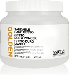 Golden sandable hard gesso - 946 ml. 