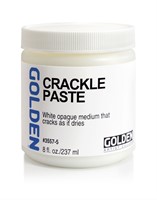 Golden crackle paste