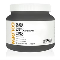 Golden gesso primer zwart - 946 ml.