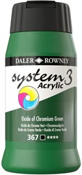 System 3 acryl chroomoxydegroen  - flacon 500 ml