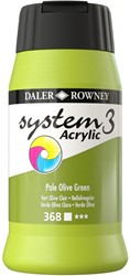System 3 acryl licht olijfgroen  - flacon 500 ml